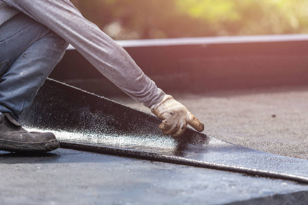 Professional Emergency Waterproofing technician working in Bridgeport, OH